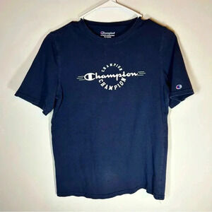 Kids champion t-shirt navy blue
